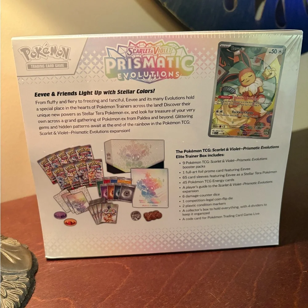 Pokemon Prismatic Evolution Elite Trainer Box - FACTORY SEALED - Picture 3 of 5